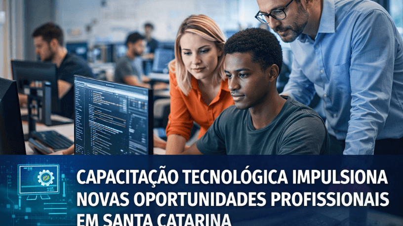 Capacitação tecnológica impulsiona novas oportunidades profissionais em Santa Catarina